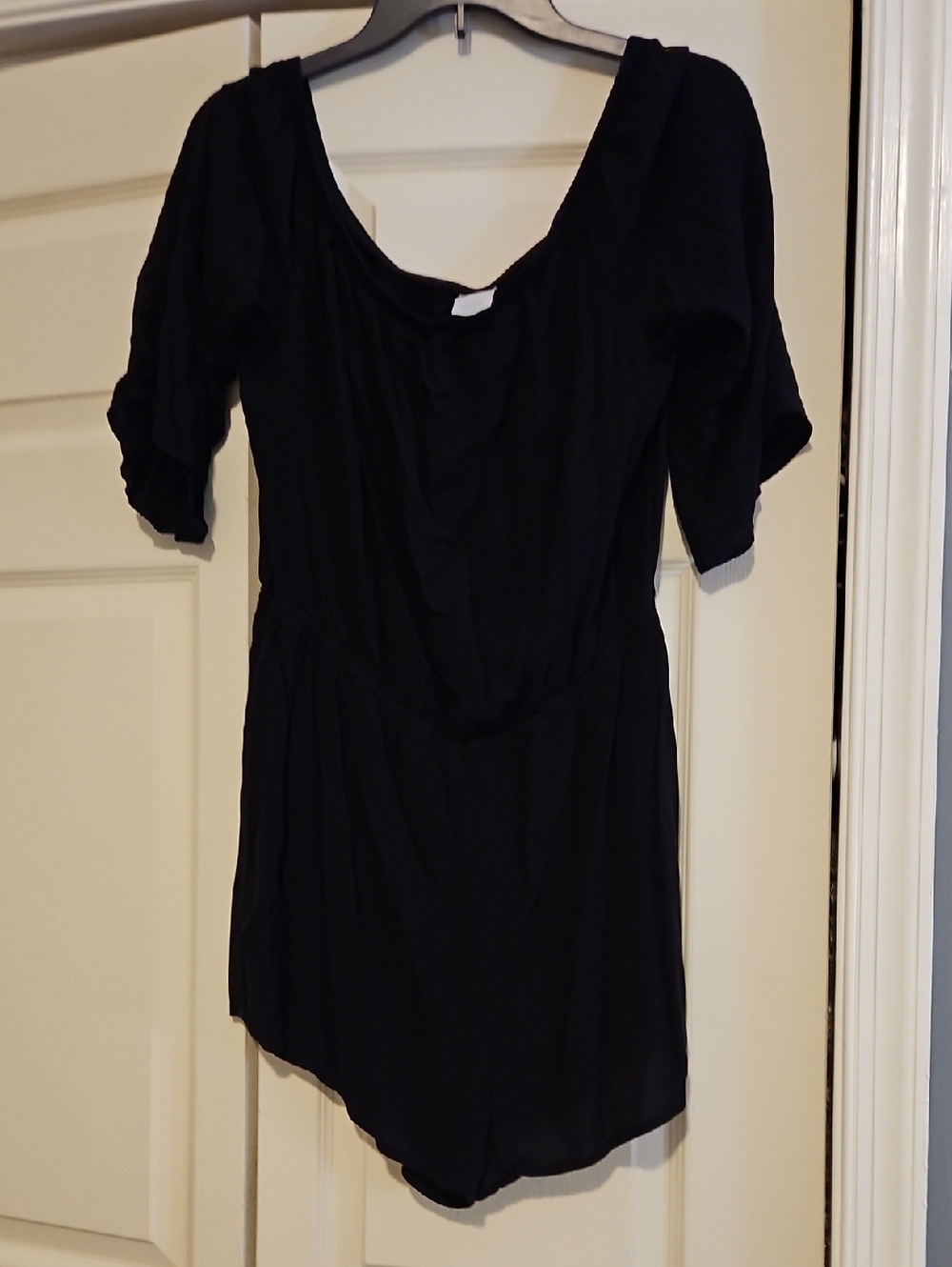 Kona Sol Black One-Piece Shorts Romper